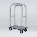 Birdcage Styling Cart (A) – Hairline Finish