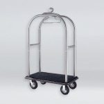 Birdcage Styling Cart (B) – Hairline Finish