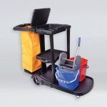 Janitor Cart c/w Double Bucket