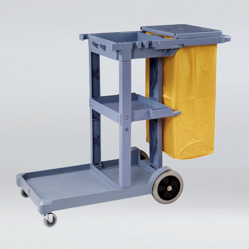 Janitorial-Cart-Trolley-(with-cover)