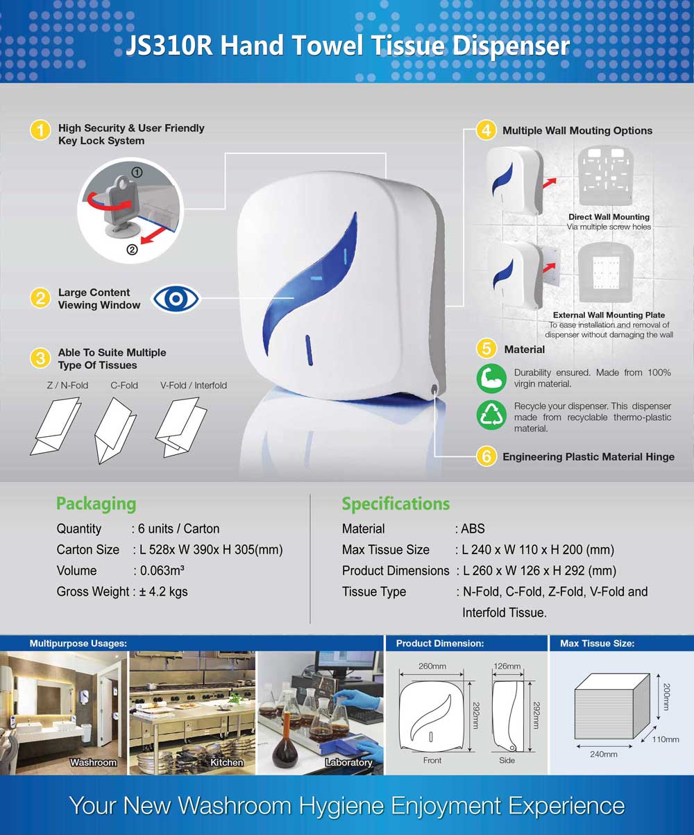 JS310B-Hand-Towel-Dispenser-8