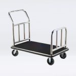 S. Steel Luggage Trolley Half Cut