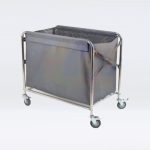 S. Steel Dirty Linen Trolley