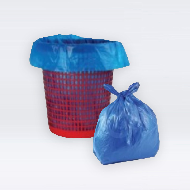 blue garbage bag s